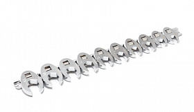 На сайте Трейдимпорт можно недорого купить 3/8"Набор ключей разрезных съемных 10 предметов ( 6гр ) (10-11-12-13-14-15-16-17-18-19мм)на планке F. 