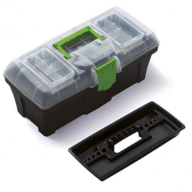 На сайте Трейдимпорт можно недорого купить Ящик инструментальный пластиковый  22"(550х270х267мм, вкладыш органайзер 500х200х65мм) PROSPERPLAST . 